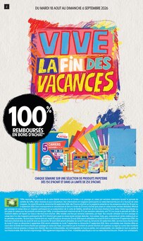 Catalogue Intermarché Contact à Vorey cette semaine, valable du 18/08/2026 au 30/08/2026 Prospectus Intermarché Contact à Vorey, "VIVE LA FIN DES VACANCES", 32 pages de promos valables du 18/08/2026 au 30/08/2026