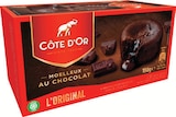 2 Moelleux au Chocolat Noir - Côte d'Or en promo chez Intermarché Hyper 2 Moelleux au Chocolat Noir - Côte d'Or dans le catalogue Intermarché Hyper