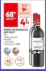 Promo MÉDOC CRU BOURGEOIS AOP 2022 à 9,89 € dans le catalogue Auchan Supermarché à Trets