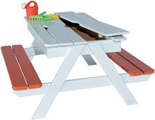 Table en bois avec bac à sable - Oxybul à Montigny-le-Bretonneux Table en bois avec bac à sable en promo chez Oxybul Montigny-le-Bretonneux à 79,99 €