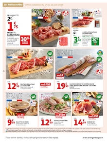 Promo Saucisse dans le catalogue Auchan Hypermarché du moment à la page 24