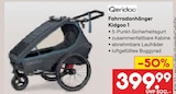 Fahrradanhänger Kidgoo 1 im Angebot bei Netto Marken-Discount in Bocholt Fahrradanhänger Kidgoo 1 Angebote von Qeridoo bei Netto Marken-Discount Bocholt für 399,99 €