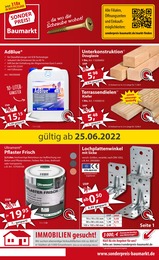 Sonderpreis Baumarkt Prospekt für Dessau-Roßlau mit 25 Seiten Sonderpreis Baumarkt Prospekt für Dessau-Roßlau: "Aktuelle Angebote", 25 Seiten, 25.06.2022 - 01.07.2022