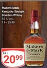Kentucky Straight Bourbon Whisky im Angebot bei GLOBUS in Hof Kentucky Straight Bourbon Whisky Angebote von Maker's Mark bei GLOBUS Hof für 20,99 €