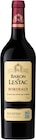 Promo BORDEAUX AOP BARON DE LESTAC à 2,95 € dans le catalogue Super U à Évron