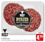 EDEKA Schiltach - Burger Salt & Pepper Angebot im Prospekt Burger Salt & Pepper bei EDEKA im Schiltach Prospekt für 4,79 €