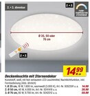 toom Baumarkt Marienberg - Deckenleuchte mit Sternendekor Angebot im Prospekt Deckenleuchte mit Sternendekor bei toom Baumarkt im Marienberg Prospekt für 14,99 €