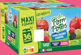 Compotes gourdes les inédits sans sucres ajoutés pomme, reine-claude, mure, framboise x36 - POM'POTES dans le catalogue Intermarché Super