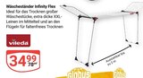 Wäscheständer Infinity Flex Angebote von Vileda bei GLOBUS Halle für 34,99 €