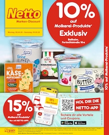 Netto Marken-Discount Prospekt Bellheim "10% auf Molkerei-Produkte" mit 2 Seiten