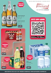 Getränke Ellerkamp Prospekt DIE GETRÄNKEKÖNNER mit 4 Seiten