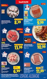 Promos Saucisse dans le catalogue "Ça vaut le coup." de Lidl Saucisse en promo dans le catalogue Lidl à la page 7