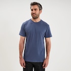 T-shirt droit en coton manches courtes bleu lavande homme - La Halle T-shirt droit en coton manches courtes bleu lavande homme à 5,99 € dans le catalogue La Halle