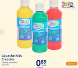 Gouache - Kids Creative dans le catalogue Action