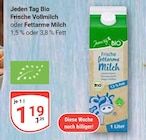 Frische Vollmilch im Angebot bei GLOBUS in Mannheim Frische Vollmilch Angebote von Jeden Tag Bio bei GLOBUS Mannheim für 1,19 €