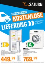 Saturn Prospekt für Saarbrücken mit 6 Seiten Saturn Prospekt für Saarbrücken: "KOSTENLOSE LIEFERUNG", 6 Seiten, 17.06.2021 - 24.06.2021