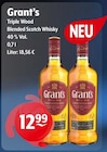 Triple Wood Blended Scotch Whisky Angebote von Grant's bei Getränke Hoffmann Krefeld für 12,99 €