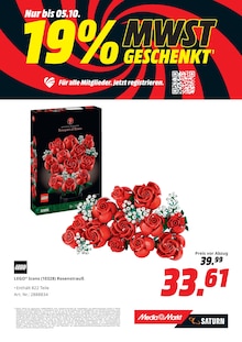 Kunstblumen im MediaMarkt Saturn Prospekt "19% MWST GESCHENKT" mit 28 Seiten (Trier)