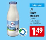 frische Vollmilch Angebote von LAC bei famila Nordost Kiel für 1,49 €