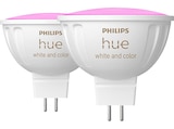 Hue White & Col. Amb. MR16 Doppelpack Smarte Glühbirne RGB im MediaMarkt Saturn Prospekt Hue White & Col. Amb. MR16 Doppelpack Smarte Glühbirne RGB von PHILIPS im aktuellen MediaMarkt Saturn Prospekt für 87,99 €