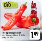 Aktuelles Bio Spitzpaprika rot Angebot bei E center in Ulm ab 1,49 €