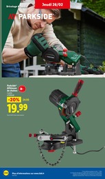 Prix et réduction Outil dans le prospectus Lidl en cours Offre Outil dans le catalogue Lidl du moment à la page 32