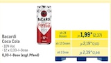 Coca Cola im Angebot bei METRO in Salzgitter Coca Cola Angebote von Bacardi bei METRO Salzgitter für 2,37 €