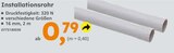 Installationsrohr für 0,79 € bei Globus-Baumarkt im Angebot Installationsrohr im aktuellen Globus-Baumarkt Prospekt