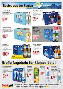 Bier im Trinkgut Prospekt "Neu eröffnet!" mit 4 Seiten (Ingolstadt)