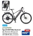 Sport-E-SUV-Bike Stack 2.3 von Prophete im aktuellen ALDI Nord Prospekt