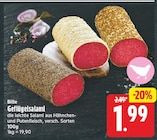 Geflügelsalami von Bille für 1,99 € bei E center im Angebot Geflügelsalami von Bille im aktuellen E center Prospekt