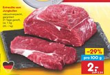 Aktuelles Entrecôte vom Jungbullen Angebot bei Netto Marken-Discount in Augsburg ab 2,00 €