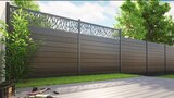 Lot de 3 lames de clôture composite "Neva" - Gris foncé - L. 1,79 m à Brico Dépôt dans Artigues-prés-Bordeaux