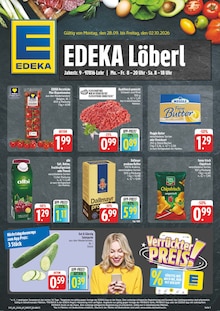 EDEKA Prospekt der KW 40 "Wir lieben Lebensmittel!" Aktueller EDEKA Prospekt "Wir lieben Lebensmittel!" Seite 1 von 8 Seiten