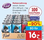 Katzennahrung im Angebot bei Netto Marken-Discount in Bruchsal Katzennahrung Angebote von Finé bei Netto Marken-Discount Bruchsal für 16,00 €