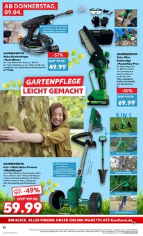 Rasenmäher im Kaufland Prospekt "KNÜLLER" mit 70 Seiten (Oberhausen)