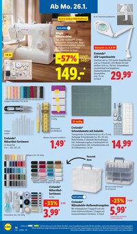 Nähmaschine im Lidl Prospekt "LIDL LOHNT SICH" mit 66 Seiten (München)