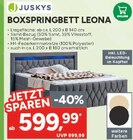 Boxspringbett Leona Angebote von Juskys bei Marktkauf Plauen für 599,99 €