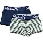 Boxershorts mit Streifen, blau + grün, Gr. 122/128 im dm-drogerie markt Prospekt Boxershorts mit Streifen, blau + grün, Gr. 122/128 von ALANA im aktuellen dm-drogerie markt Prospekt für 7,90 €