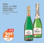 Secco Halbtrocken im V-Markt Prospekt Secco Halbtrocken von Faber im aktuellen V-Markt Prospekt für 2,89 €