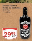 Bembel Gin SGE Edition Angebote von Eintracht Frankfurt bei GLOBUS Bad Homburg für 29,99 €
