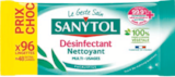 Lingettes désinfectantes*/** - Sanytol à 2,39 € dans le catalogue Aldi