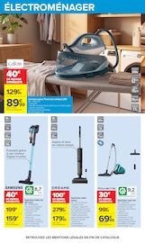 Promos Aspirateur Balai dans le catalogue "Carrefour" de Carrefour Aspirateur Balai en promo dans le catalogue Carrefour à la page 62