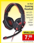 Gaming Headset im Angebot bei Zimmermann in Lingen Gaming Headset Angebote von no fear bei Zimmermann Lingen für 7,99 €