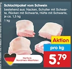 Schlachtpaket vom Schwein im Angebot bei Netto Marken-Discount in Cuxhaven Schlachtpaket vom Schwein Angebote bei Netto Marken-Discount Cuxhaven für 5,79 €