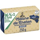 Beurre Traditionnel - NATURE DE BRETON en promo chez Carrefour Beurre Traditionnel - NATURE DE BRETON dans le catalogue Carrefour