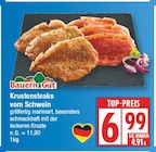Krustensteaks vom Schwein Angebote von Bauern Gut bei EDEKA Falkensee für 6,99 €