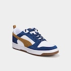 Tennis à lacets en cuir Puma Rebound V6 bleu foncé homme - La Halle Tennis à lacets en cuir Puma Rebound V6 bleu foncé homme à 32,99 € dans le catalogue La Halle