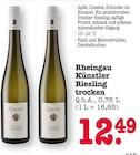 Rheingau Künstler Riesling trocken im Angebot bei E center in Wiesbaden Rheingau Künstler Riesling trocken Angebote bei E center Wiesbaden für 12,49 €