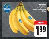 Bananen Angebote von Chiquita bei E center Ansbach für 1,99 €